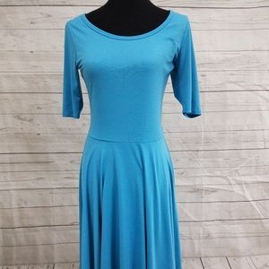 Lularoe blue Nicole dress